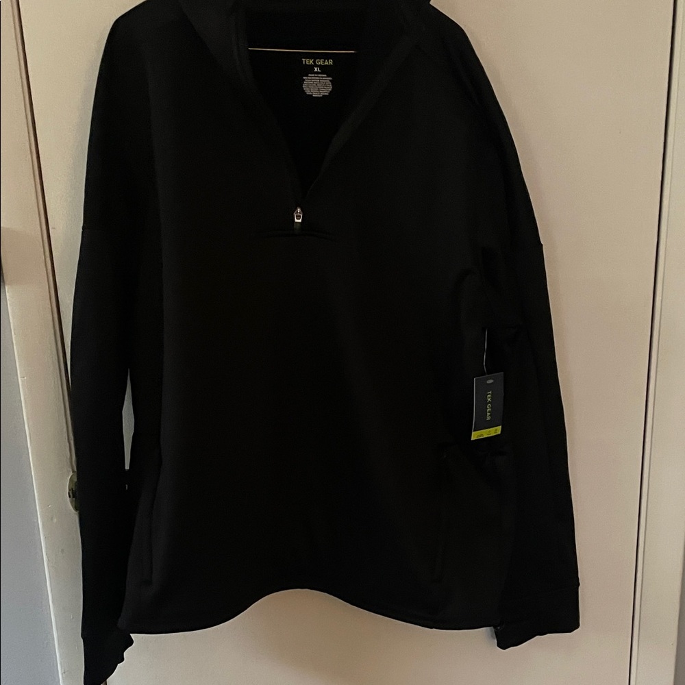 Tek Gear Black Zip Up Men's Sweater